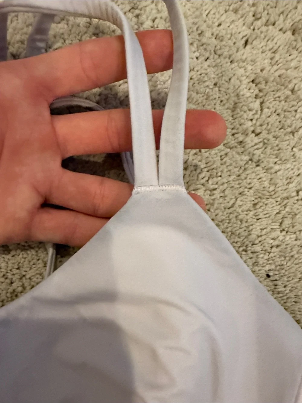 lululemon athletica Like a Cloud Longline Strawberry Milkshake Bra